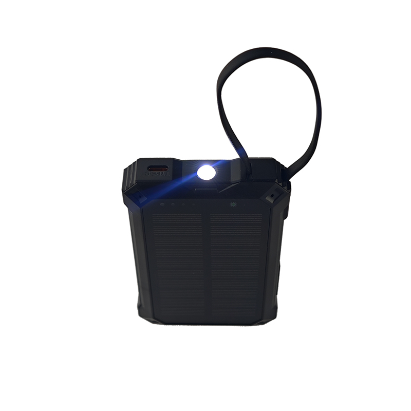 晫安联 ZP3007 DC5V 1W 100lm 30m IP65 50h 可充电 LED 便携式高效储能工业手电 黑色 黑色