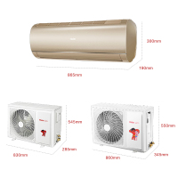 海尔（Haier）大1匹 变频 静音 自清洁 智能 家用空调 冷暖 挂机空调 KFR-26GW/28GSN23AU1