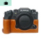 NEW LAKE适用Fujifilm/富士X-T4相机包 xt4半套底座 复古皮套手柄 保护套NEW L 黑色数码相机包