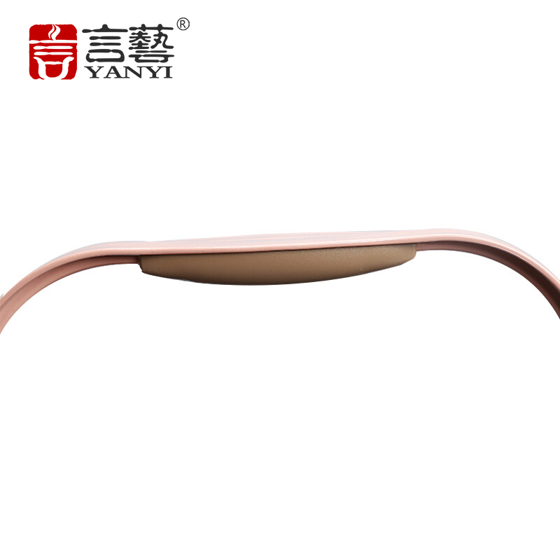 言艺(yanyi) 茶道茶具配件 耐热坚硬塑料茶渣桶 茶色茶水桶
