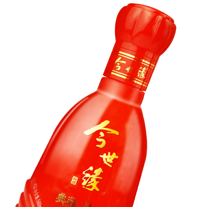 今世缘 典藏10 42度 500ml 单瓶装 白酒 喜庆婚宴 亲朋小聚 自饮