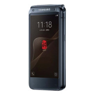 全新正品三星(SAMSUNG) W2017 心系天下 4G手机 电信定制版(4G RAM+64G ROM) 国行正品 尊崇黑 ML