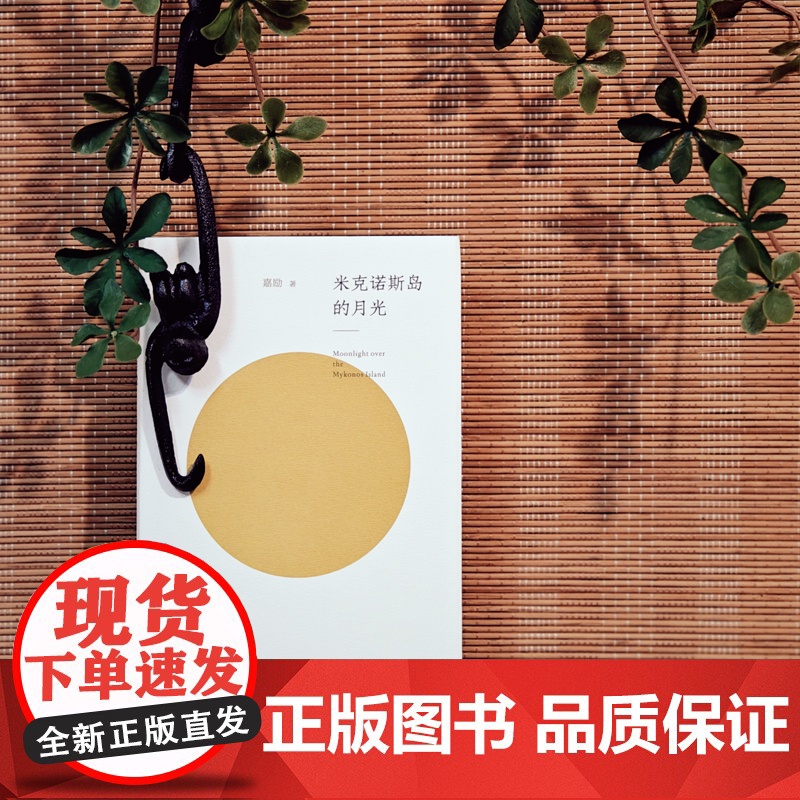 米克诺斯岛的月光 诗人嘉励最新诗集 花城出版社正版书籍高清大图