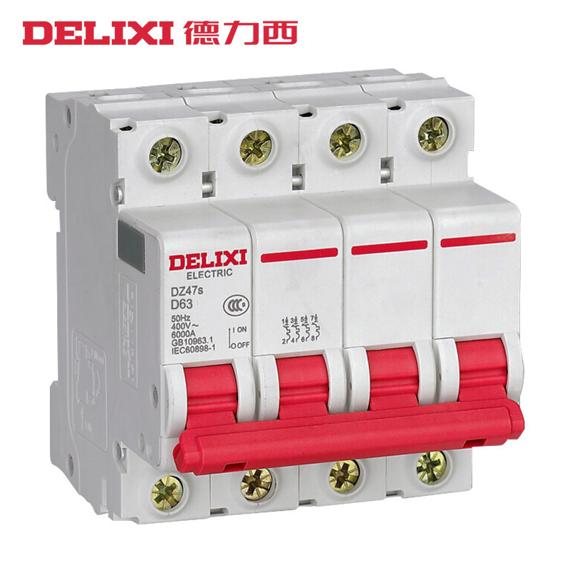 德力西电气（DELIXI ELECTRIC）63A 380V 4P空开