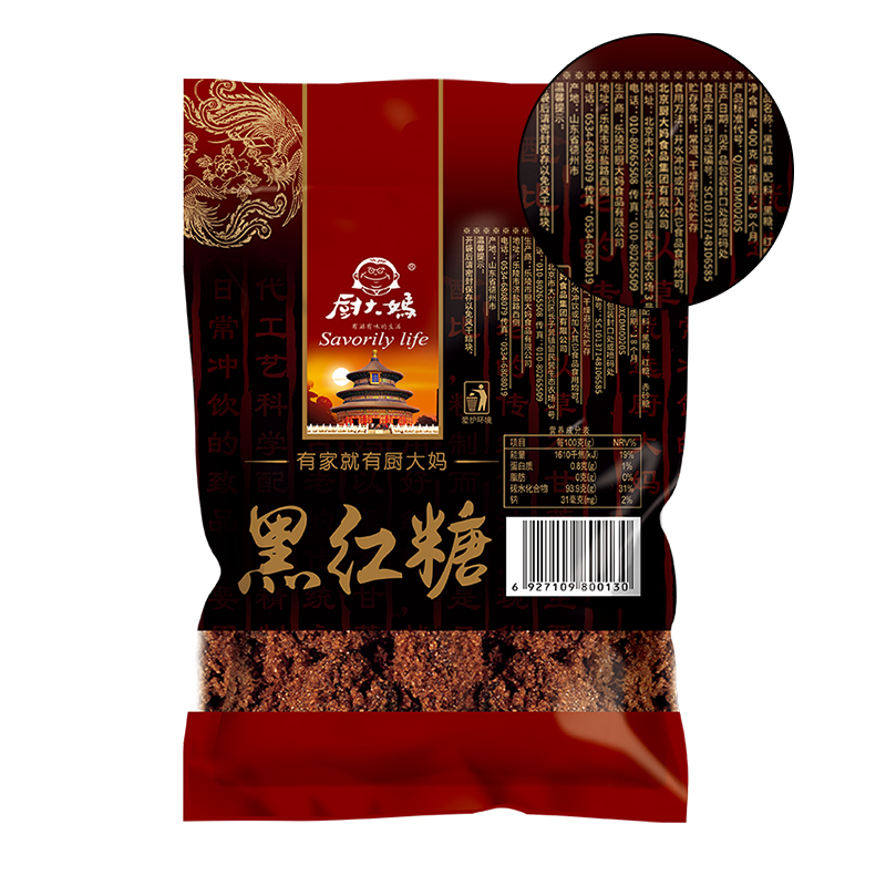 厨大妈黑红糖400g