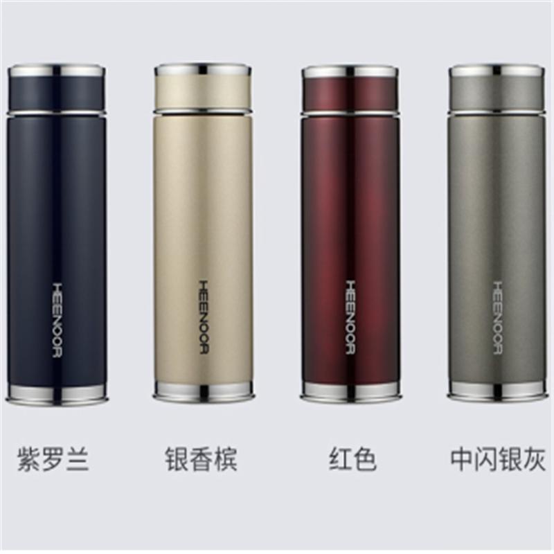 希诺单层玻璃杯XN-3051 395ml 紫罗兰 银香槟 红色 中闪银灰