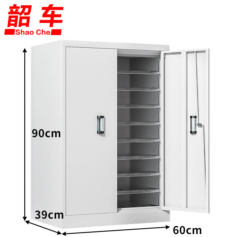 韶车文件柜A4文件柜 9+18抽带门台高清大图