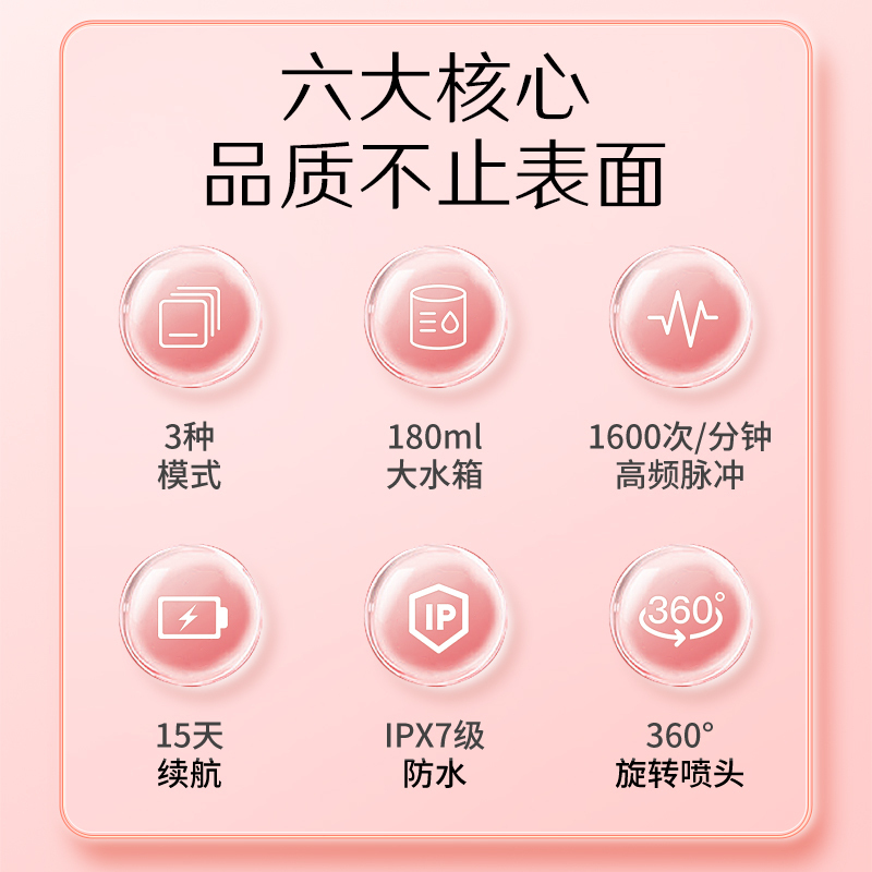 夏普智能便携冲牙器DO-WFND8C-W 白色高清大图