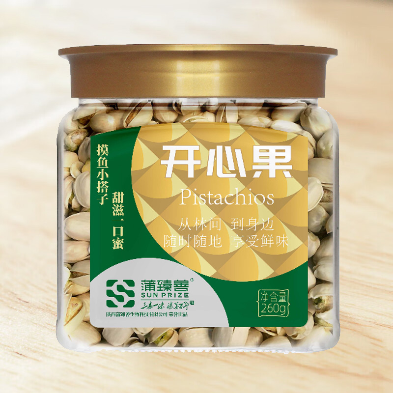 蒲臻善开心果果粒饱满口感鲜香精心甄选食材品质出众260g高清大图