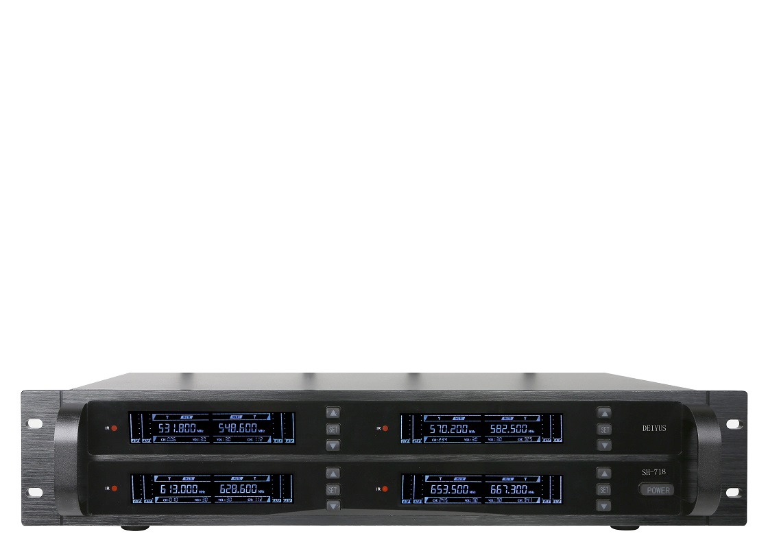 会议一拖八麦克风主机高清大图