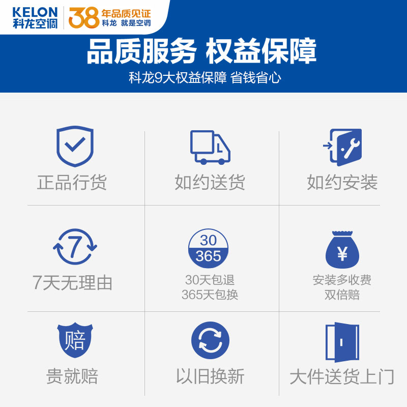 科龙(KELON)3匹新风增氧新一级能效变频 家用空调柜机 冷暖柔风 节能立柜式KFR-72LW/KL1-X1