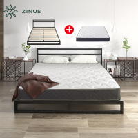 ZINUS际诺思床垫经济型1.5 1.8米 22cm天然乳胶独立弹簧床垫