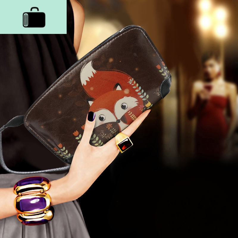 潮女实用小手包2020新款休闲卡通可爱零钱包手拎包时尚百搭手机包NEWLAKE高清大图