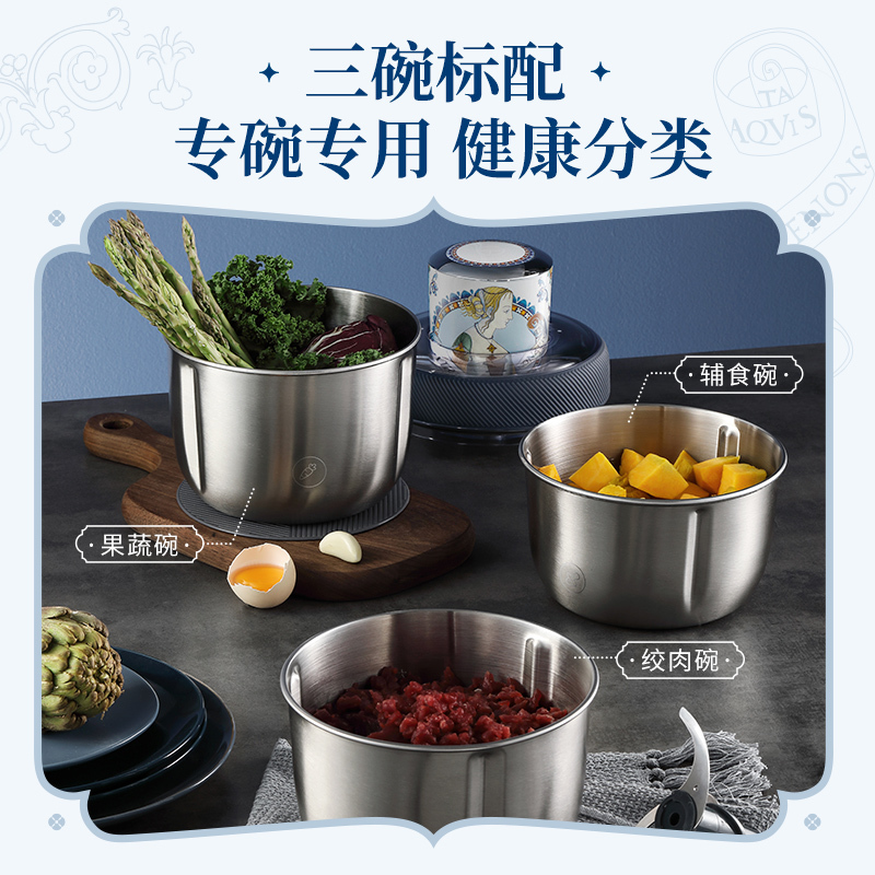 摩飞电器绞肉机 MR9401A(大英博物馆联名款)