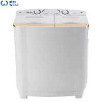 威力 (WEILI) XPB82-8207S 8.2公斤半自动洗衣机 双缸家用 双电机双动力 双桶大容量 灰色