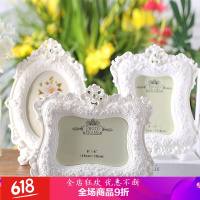 相框摆台创意欧式家居相框 6寸7寸婚纱影楼送礼相框 创意玫瑰相框摆件