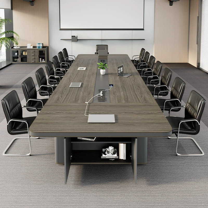 中豫鑫泽 ZYXZ5030129 会议桌简约现代长方形办公室小型会议桌 2.0米单桌高清大图