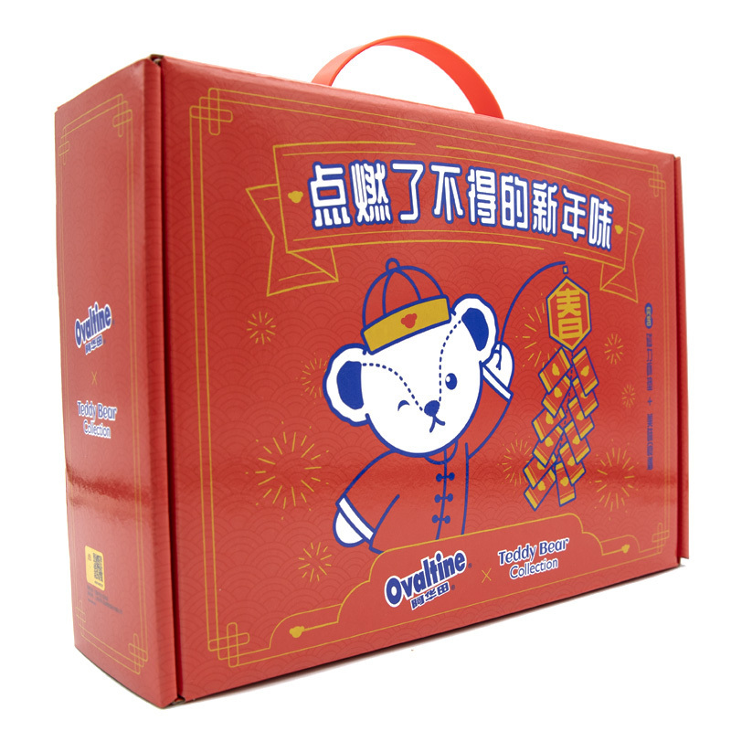 阿华田(Ovaltine) VS Teddy Bear 联名食品礼盒 了不起的新年味 酷脆酱、可可粉、黄金大麦