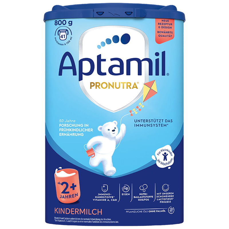Aptamil德国原装进口爱他美经典版2+段2岁以上婴幼儿配方奶粉800g高清大图