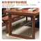 中伟(ZHONGWEI)长条桌实木大书桌工作台老板桌0.8*1.2m单桌