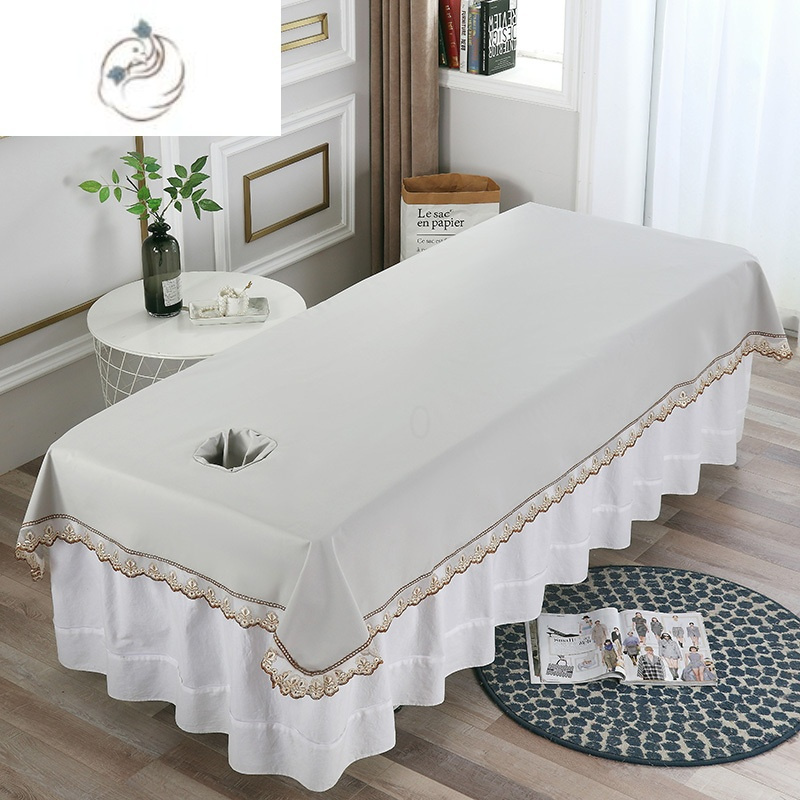 舒适主义美容床防水防油床单美容院专用推拿按摩洗头spa美体隔油纯色