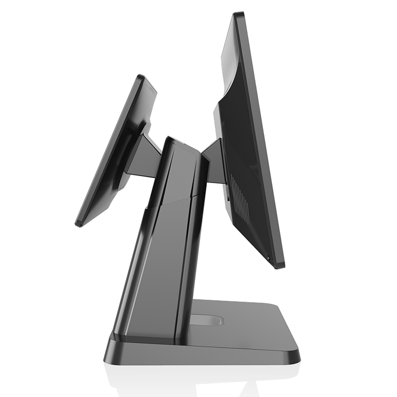 得力deli156英寸101英寸双屏收银机奶茶服装美团外卖收银机一体机赠