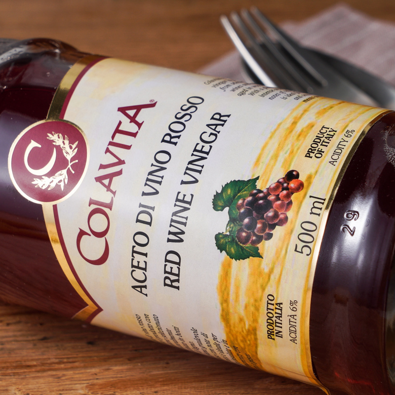 乐家Colavita红葡萄酒醋500ml意大利进口食品