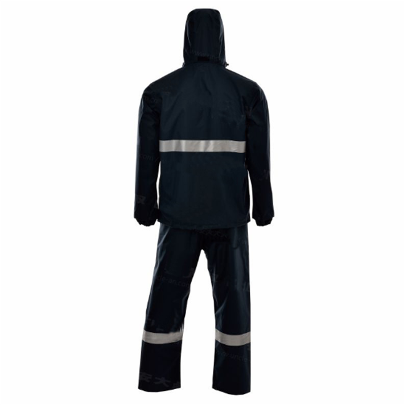 安大叔 D766/C893防雨反光警示服 深蓝 L 10套起订