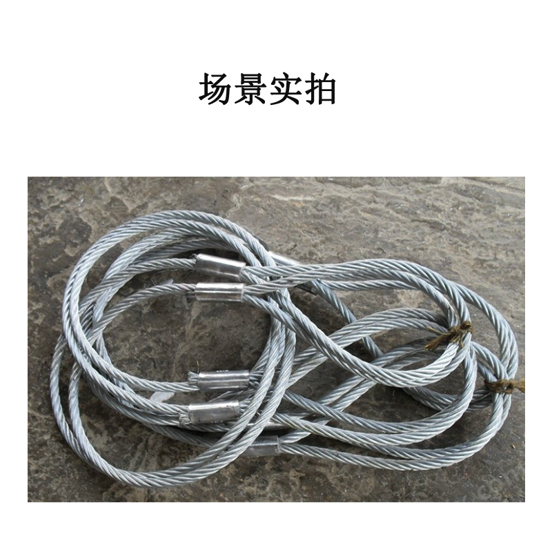 黄麓 热镀锌钢丝绳锁具 10mm*5m 根高清大图