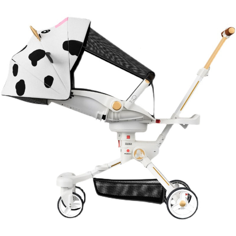 智扣溜娃遛娃便可坐躺婴儿推车一键折叠高景观儿童宝宝手推车