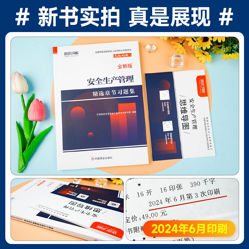 [章节习题集]生产管理 [正版]环球网校2024年注册安全师工程师考试辅导用书安全生产管理章节习题集中级注安师公共科目习高清大图
