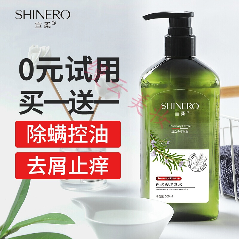 异株荨麻植物洗发水迷迭香洗发水女去螨虫去屑止痒控油持久清香异株
