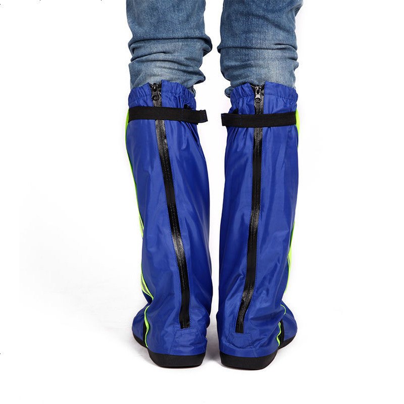 户外雨雪天防水鞋套牛津高筒加厚底沙漠防沙防滑防雨鞋鞋套男女款