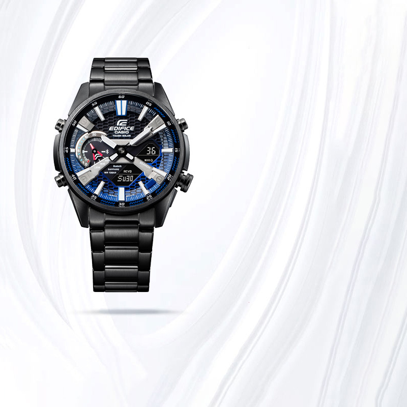 卡西欧手表男士非机械商务2023新款edifice太阳能蓝牙防水商务日韩