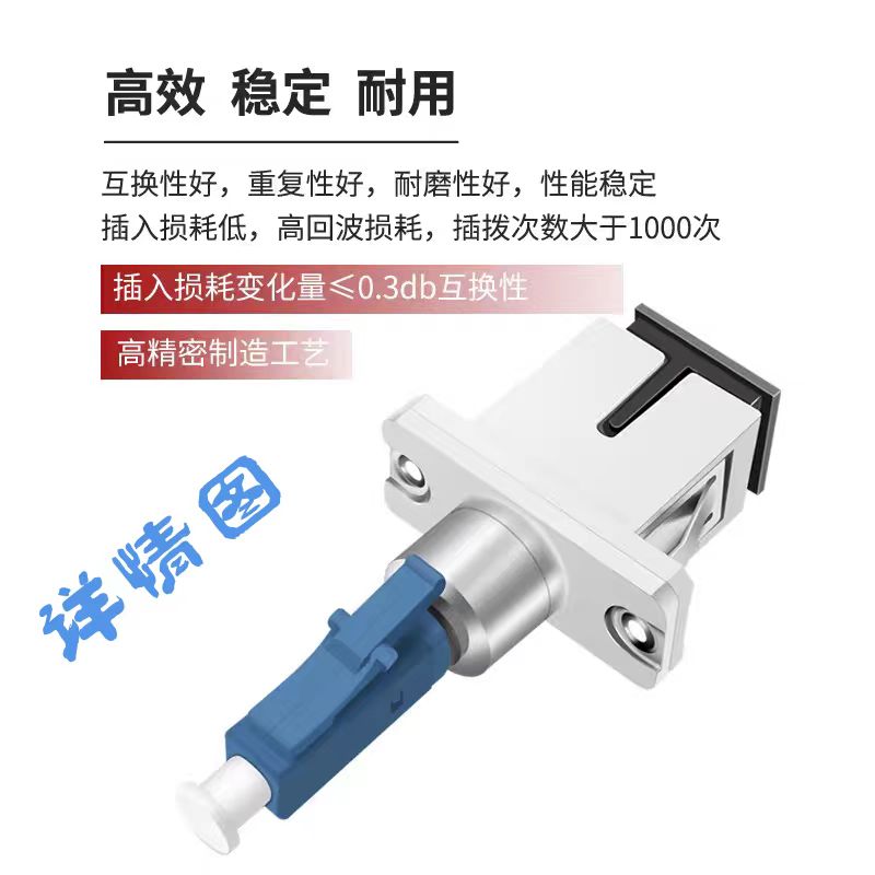 苏玖创 光纤连接耦合器 LC公转SC母 个高清大图