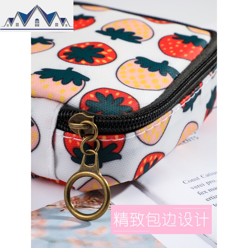 姨妈巾收纳包装卫生巾包包便携的小包包小袋子少女心大容量可m巾 三维工匠高清大图