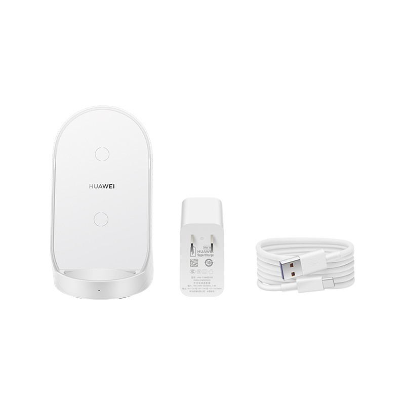 华为HUAWEI 原装超级快充立式无线充电器套装(Max50W)含Max66W有线充电器高清大图