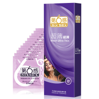 第六感旗舰店 30只避孕套 G点螺纹超薄超滑光面成人男女用情趣组合安全套计生用品夫妻用品套套