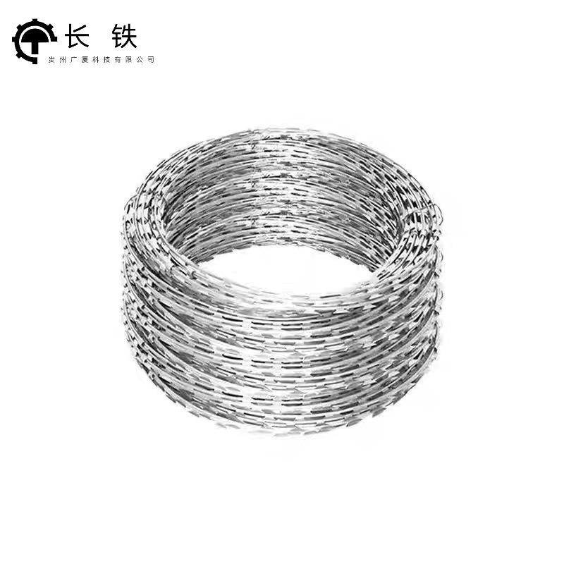 长铁不锈钢刀片刺绳20cm*20m 卷高清大图