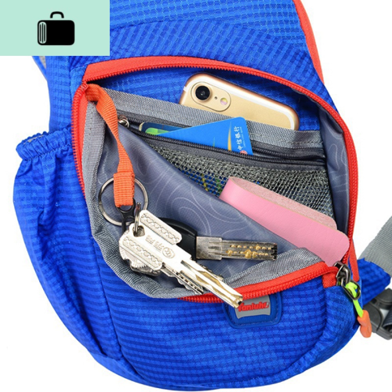 胸包男女休闲时尚尼龙单肩斜挎包跨包韩版户外登山旅行零钱手机包NEW LAKE女士钱包/卡包高清大图