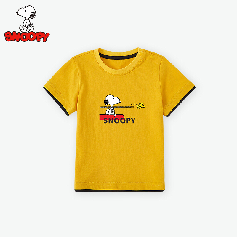 史努比SNOOPY童装儿童短袖t恤夏季新款男女童半袖上衣宝宝夏天衣服