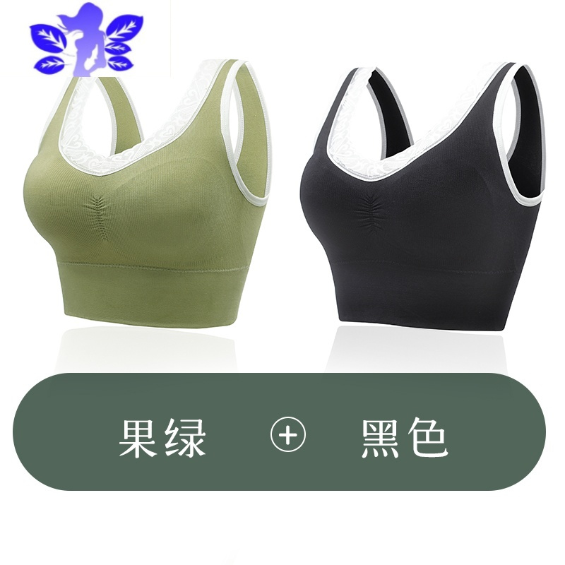 Ideamini无尺码内衣女小胸聚拢美背无钢圈睡眠背心式运动文胸罩袜子