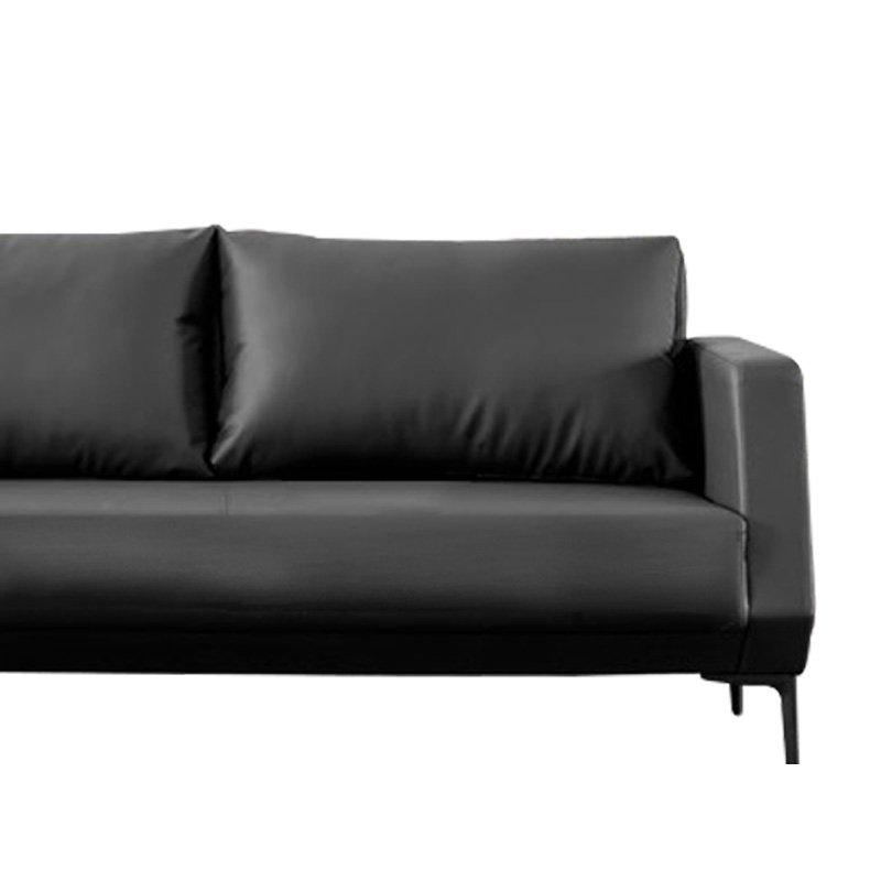 匡大 办公沙发 皮艺沙发 办公室接待沙发 牛皮 三人位 KDT681高清大图