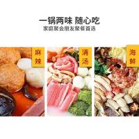 烘焙精灵铜火锅纯紫铜加厚鸳鸯锅铜锅家用纯铜手工火锅盆老北京电磁炉专用 34cm电磁炉鸳鸯锅(6-8人)铜焊鸳鸯格