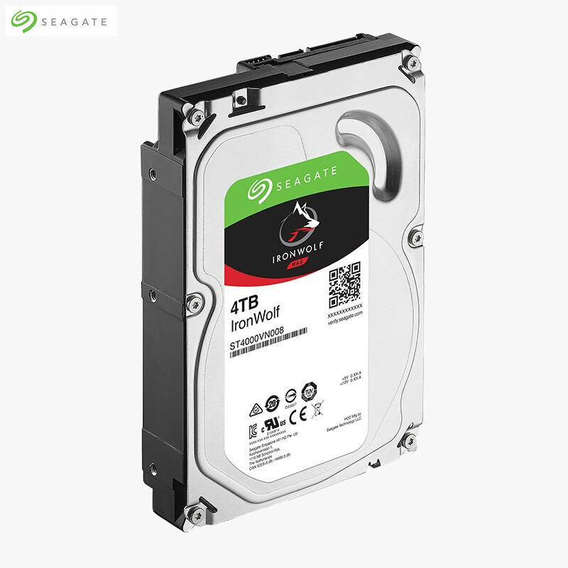 希捷 (SEAGATE) 酷狼系列 4TB 5900转 64M 台式组装机企业NAS监控机械硬盘