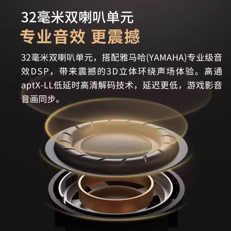 CLEER 颈戴式蓝牙音箱-HALO,红色高清大图