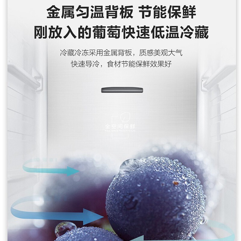 海尔(Haier)对开门冰箱 600升 全空间保鲜 一级节能变频风冷 分层多路送风 BCD-600WGHSS17NZU1