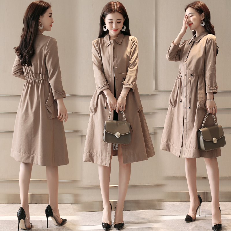 风衣薄款女_中年女风衣外套薄款