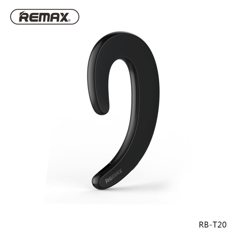 Remax/睿量 T20轻薄蓝牙耳机挂耳式开车专用手机通用单耳运动跑步无线不入耳塞无痛-宝石红
