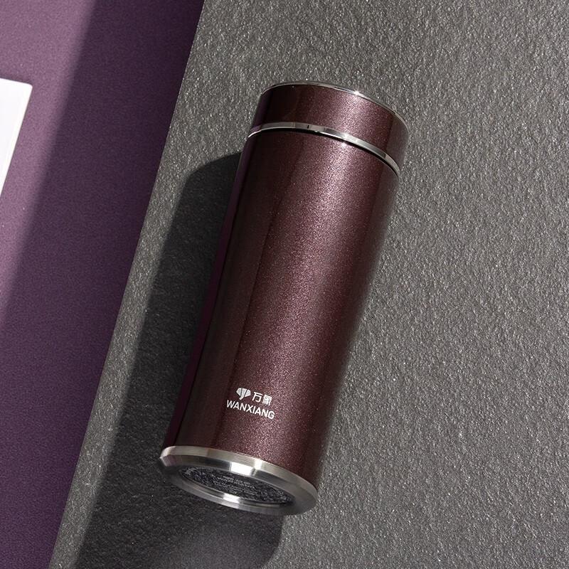 万象不锈钢真空保温杯F71L葡萄灰320ML_919高清大图